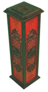 Tanno Design® Japan Räucherturm Räucherstäbchenhalter Amida rot / schwarz